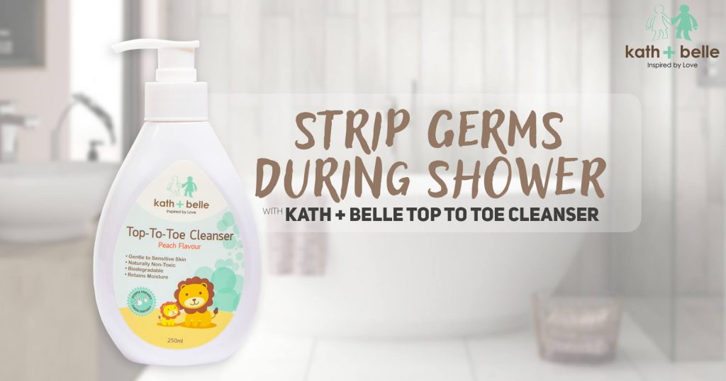 Strip Germs During Shower with Kath + Belle Top to Toe Cleanser