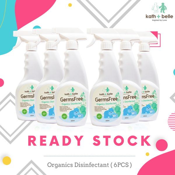 Kath + Belle Organics Disinfectant (6pcs) Ready Stock