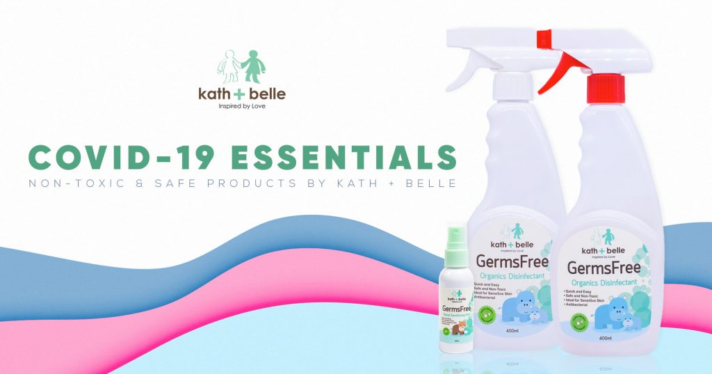 Covid 19 Essentials. Non Toxic & Safe Products By Kath + Belle